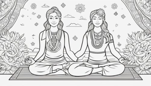 Yoga Coloring Pages