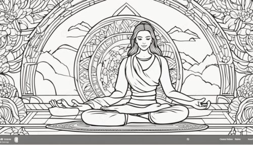 Yoga Coloring Pages